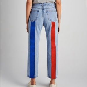 STILL HERE: Tate Crop Jeans - Vintage Blue